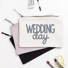 Wedding Day Pouch, Wedding, Bride, Bridesmaid, Gift, Make Up Brush Bag, Accessories