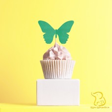 Butterfly Cupcake Topper, 23 colours available - Glitter / Metallic / Holographic / Mirror