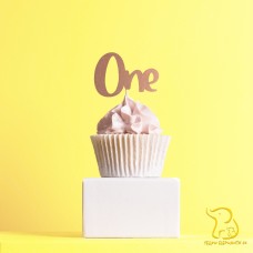 Number Cupcake Topper, 23 colours available - Glitter / Metallic / Holographic / Mirror