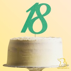 Custom Number Cake Topper, 23 colours available, Personalised