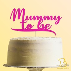Mummy To Be Cake Topper, 23 colours available