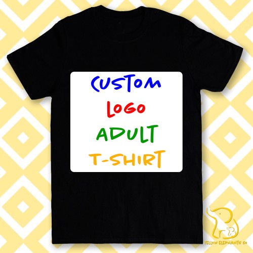 Completely Custom Adult T-Shirt - Your Text/Logo and Full Personalisation Options on Front and Back