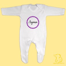 Custom Baby Name Baby Sleepsuit - Personalised