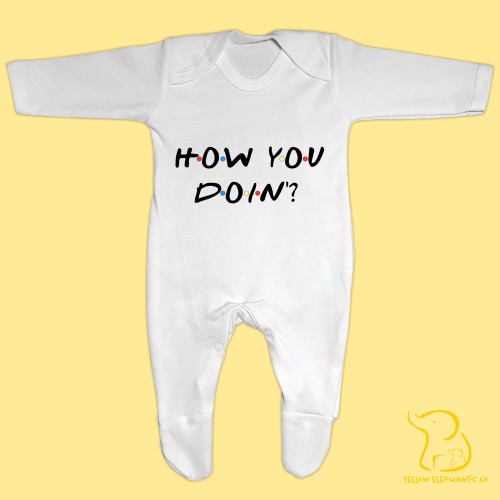 How You Doin Baby Sleepsuit - Friends