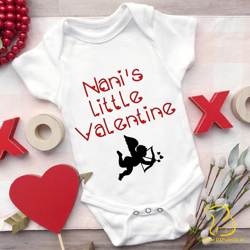 Bhua's Little Valentine Cupid Baby Bodysuit (any relation) - Valentine's Day