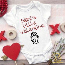 Nani's Little Valentine Gnome Baby Bodysuit (any relation) - Valentine's Day