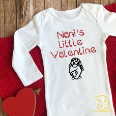 Nani's Little Valentine Gnome Baby Sleepsuit (any relation) - Valentine's Day