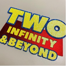 Toy Story - Two Infinity & Beyond Cake Topper, Birthday
