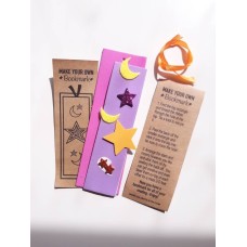 DIY Bookmark with Stick on Stars and Moons, and Ribbon - by Halo Kits (Islamic Gifts)
