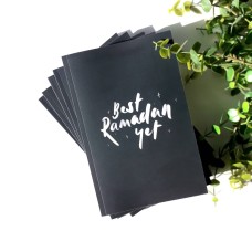 Best Ramadan Yet: The Ultimate Journal for a Blessed Month - by Halo Kits (Black Cover)