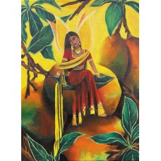 Fairy Mango Desi Art Print | South Asian Art | Indian Art, Indian Home Decor
