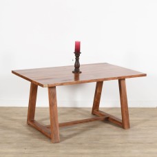 The Scandi Solid Acacia Wood Farmhouse Dining Table