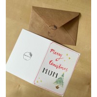 Personalised Christmas Card - 'Merry Christmas Tree'