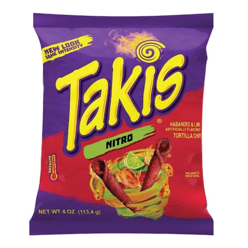 Takis Nitro Rolled Tortilla Corn Chips (92.3g), Birthday Gift, Fathers Day Gift