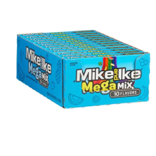 Mike & Ike Theatre Mega Mix Candy Box 141 g (Pack of 12), Birthday Gift, Fathers Day Gift