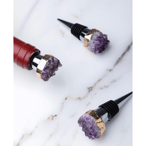 Amethyst Crystal Bottle Plugs