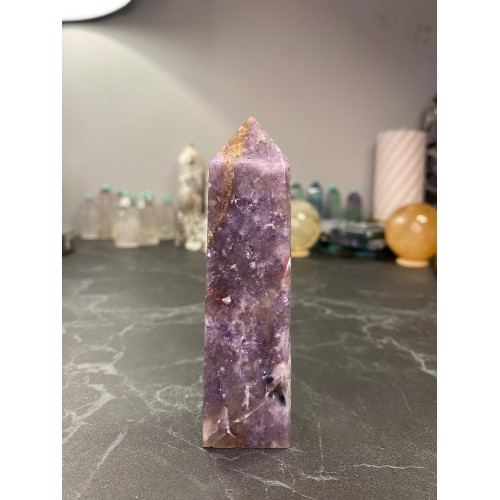 Lepidolite Point