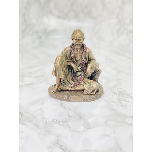 Shirdi Sai Baba | 16.5CM Shirdi Sai Baba Statue | Bronze Sai Baba