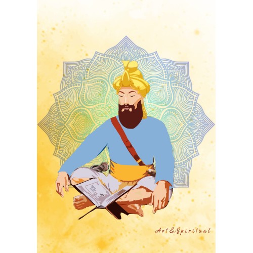 Guru Gobind Singh | Guru Gobind Singh Ji Wall art | Sikh Wall art | Sikhism | Guru