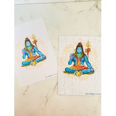 Lord Shiva Puzzle | Mahadev Jigsaw | Lord Shiva Print | 60 Piece Puzzle|