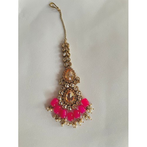 Polki Mangtika Reverse Ad Monalisa Beads