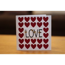 Love and Heart Card for Valentine’s Day, Wedding, Engagement, Anniversary, Mother’s Day or just to say I Love you
