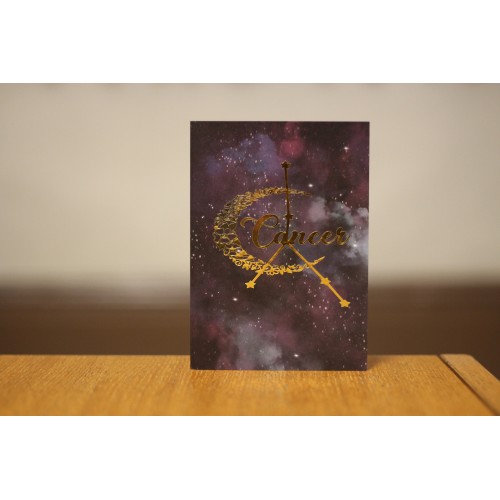 Cancer | Star Constellation | Zodiac Star Sign | Birthday card