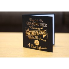 Partner in crime Grandmother | Birthday Card