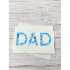DAD| Happy Birthday Greetings Card | General Dad card | Dad Card | Father Card | Card for Him