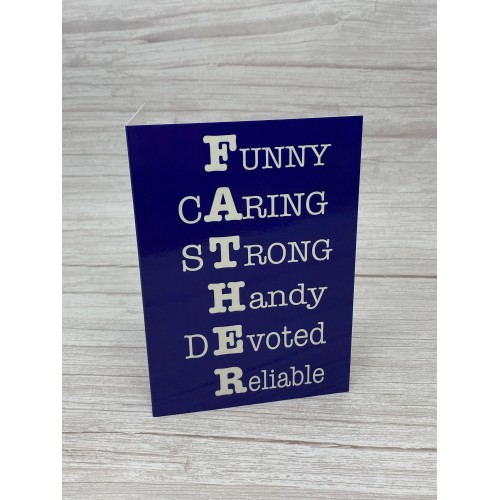 Father | Happy Birthday Greetings Card | General Father card | Dad Card | Father Card | Card for Him