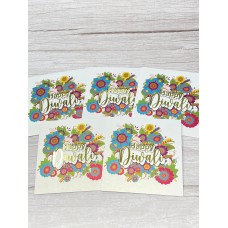 Happy Diwali cards| Multipack | Pack of 5 | Mehndi design