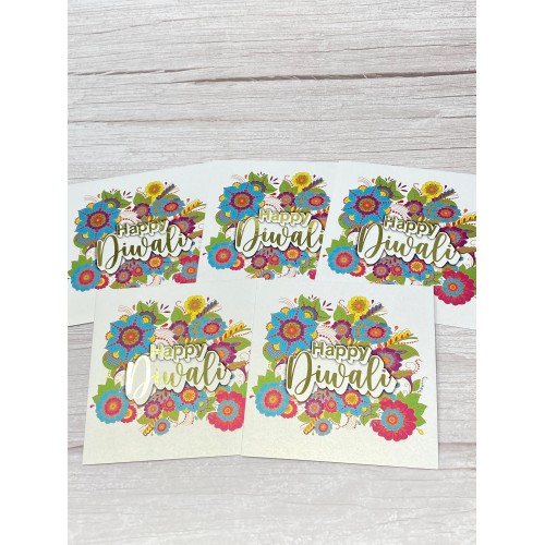 Happy Diwali cards| Multipack | Pack of 5 | Mehndi design