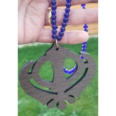 Punjabi Sikh Wooden Khanda Stunning Pendant Evil Protection Car HANGER Gift AA10