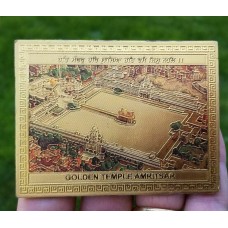 Sikh Golden Temple Portrait Fridge Magnet Singh Kaur Souvenir Collectible RR3