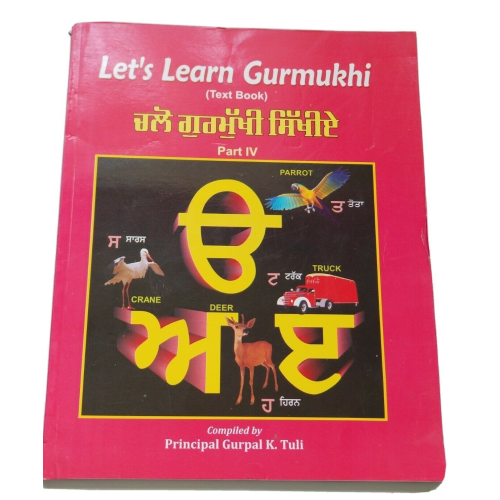 Let's Learn Gurmukhi Writing Punjabi Textbook Sentence Making 4th Book ਕੈਦਾ H13