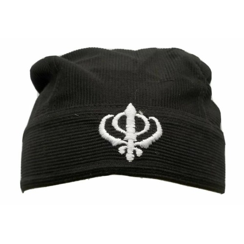 Sikh Punjabi Katray patka pathka turban bandana Head Wrap Black Colour Singh XJ