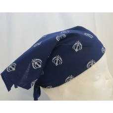 Sikh Punjabi Singh Kaur Navy Blue Khalsa Khandas bandana Head Wrap Gear Rumal