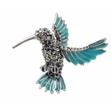 Stunning Silver plated Apple IPAD Advert Fly BIRD Celebrity Brooch Broach Pin F7