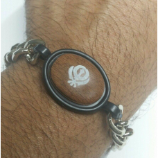 Stunning Steel Singh Khalsa Sikh Khanda Chain Bracelet Lovely Punjabi design A