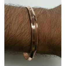 Stunning 100% Pure Copper Punjabi Hindu Sikh Singh Khalsa 1 Edge Healing Kara B1