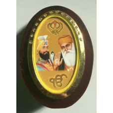 Guru nanak gobind singh ji photos portrait sikh khanda desktop stand gift g5