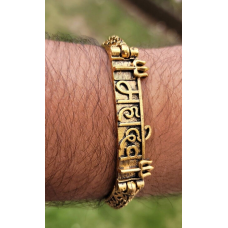Om trishul bracelet kara hindu good luck kada evil eye protection bangle cc19