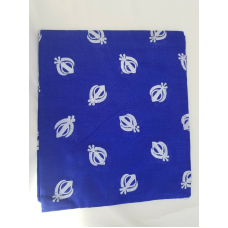 Sikh kaur dupatta chunni singh parna gamcha hajooria khalsa siropa khanda blue