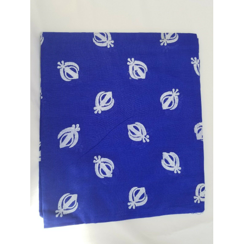 Sikh kaur dupatta chunni singh parna gamcha hajooria khalsa siropa khanda blue