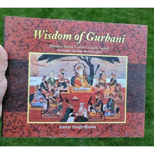 Wisdom of gurbani quotes in punjabi gurmukhi hindi roman english sikh book mc