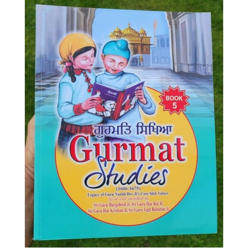 Gurmat studies sikh kids learning book vol 5 sikhism learn sikhi english mbi new