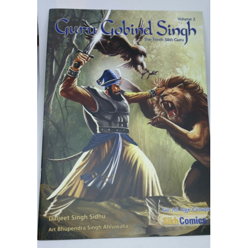 Sikh kids comic guru gobind singh ji daljeet singh sidhu in english volume 2 mc