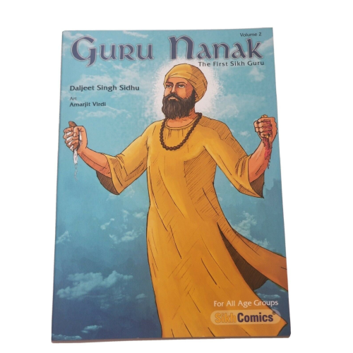 Sikh kids comic guru nanak the first sikh guru v2 daljeet singh sidhu english mc