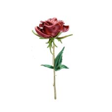 Valentine rose love brooch retro vintage look gold plated labour design pin gg25