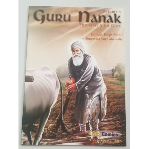 Sikh kids comic guru nanak the first sikh guru v5 daljeet singh sidhu english mc